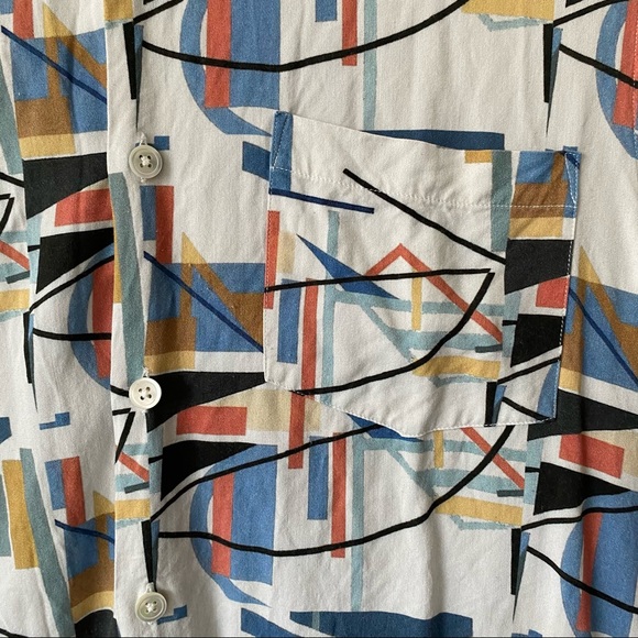 Danish 🇩🇰 men’s casual shirt, 80’s print - Picture 2 of 4